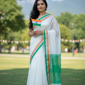 Republic day cotton saree