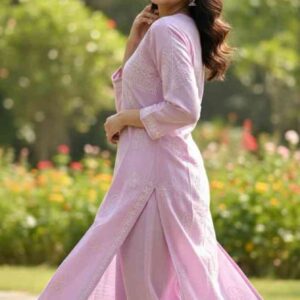 Lucknow Chikankari Set – Chanderi