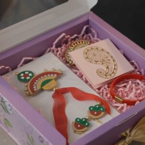 Terracotta jewelry gift hamper